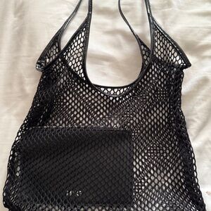 Mango Fisher Net Like shoulder Bag